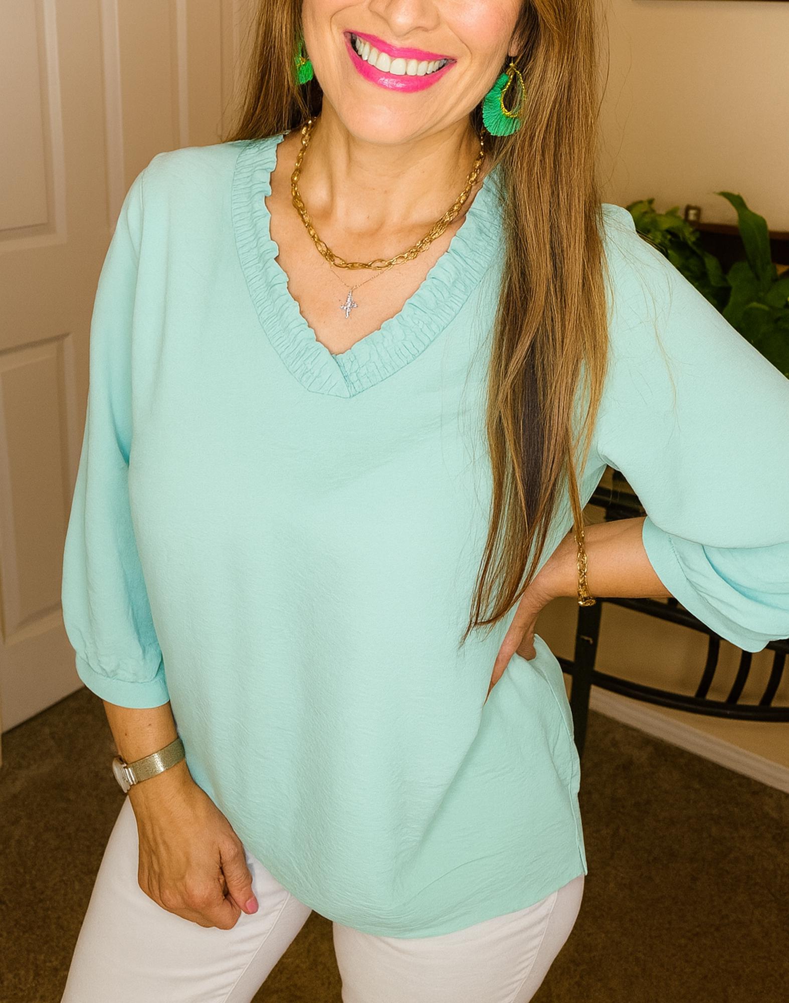 The Effortless Frill Blouse | S-XL | Jane.com